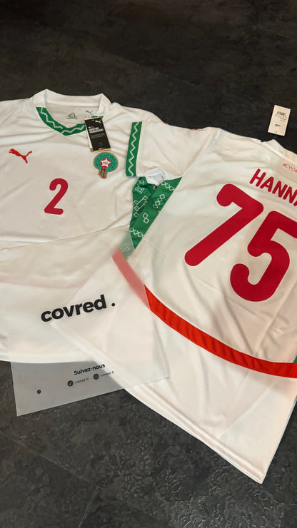 Maroc - Maillot Extérieur 24/25 - Blanc, Vert, Rouge