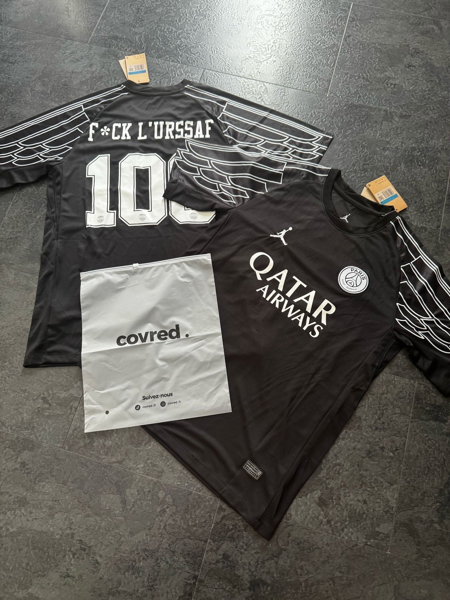 Paris Saint-Germain (PSG) - Maillot Concept 24/25 - Noire